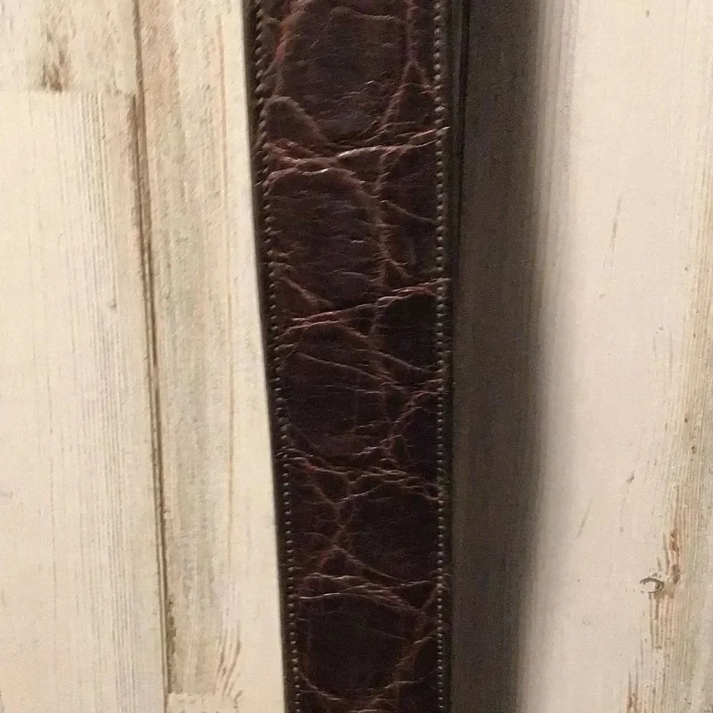 Billy Martin belt alligator